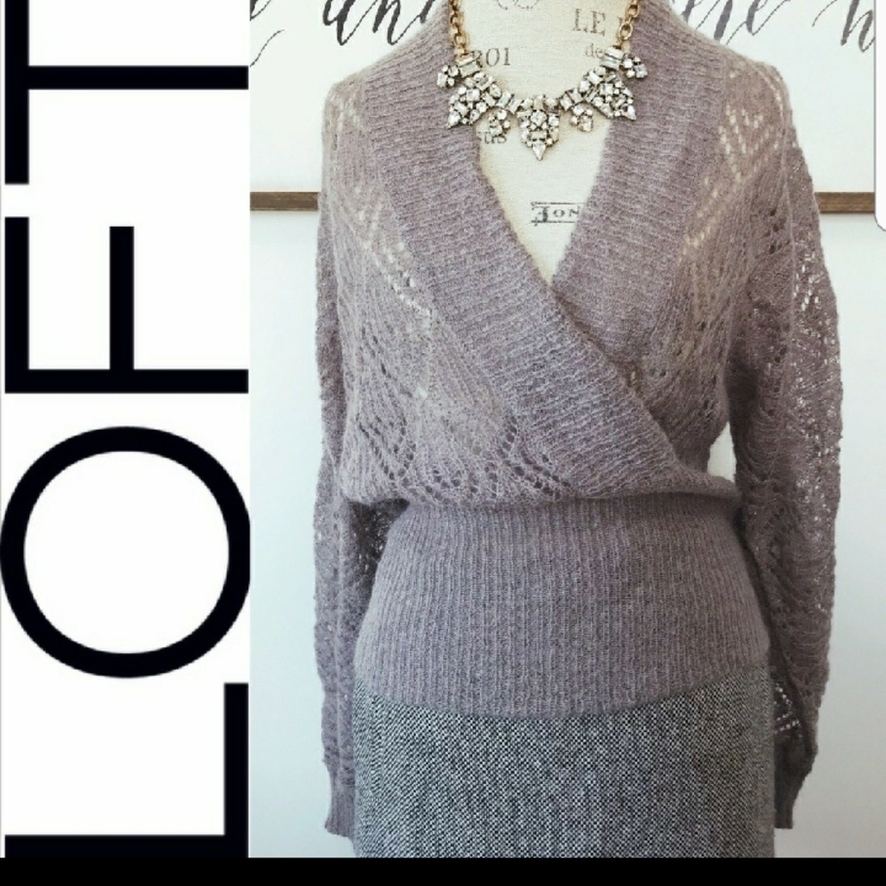 Loft mauve color sweater